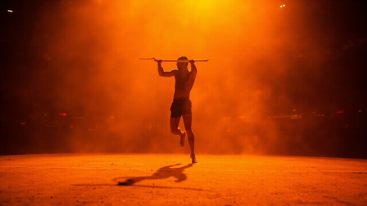 Fantasy kabaddi mat arena floodlights