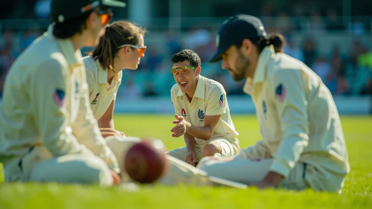 Fielding setup and bowling run-up during a women&rsquo;s Hundred match at medium viewing angle